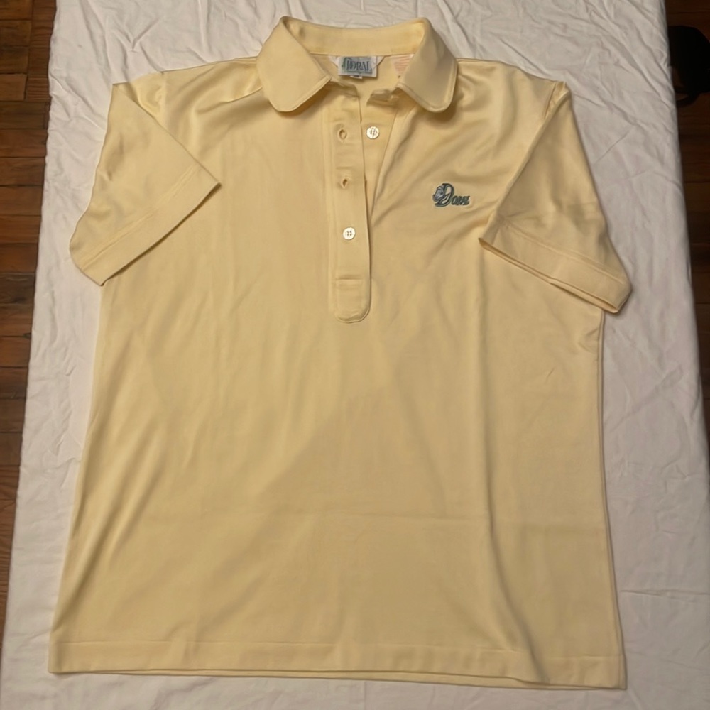 VINTAGE Doral Country Club Yellow Polo